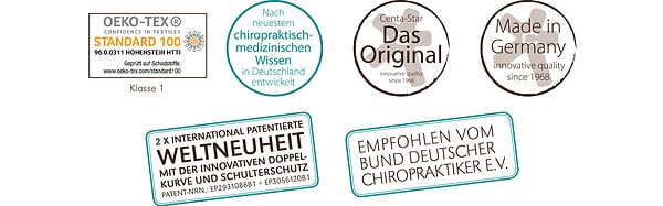 NeckProtect® Nackenkissen Centa-Star » - Bettenhaus Schlafoase Nürnberg «