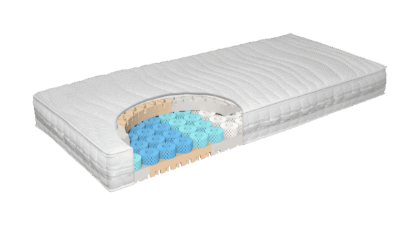 Hochwertige Matratze mit Memory-Schaum und ergonomischer Unterstützung, ideal für erholsamen Schlaf in Nürnberg.