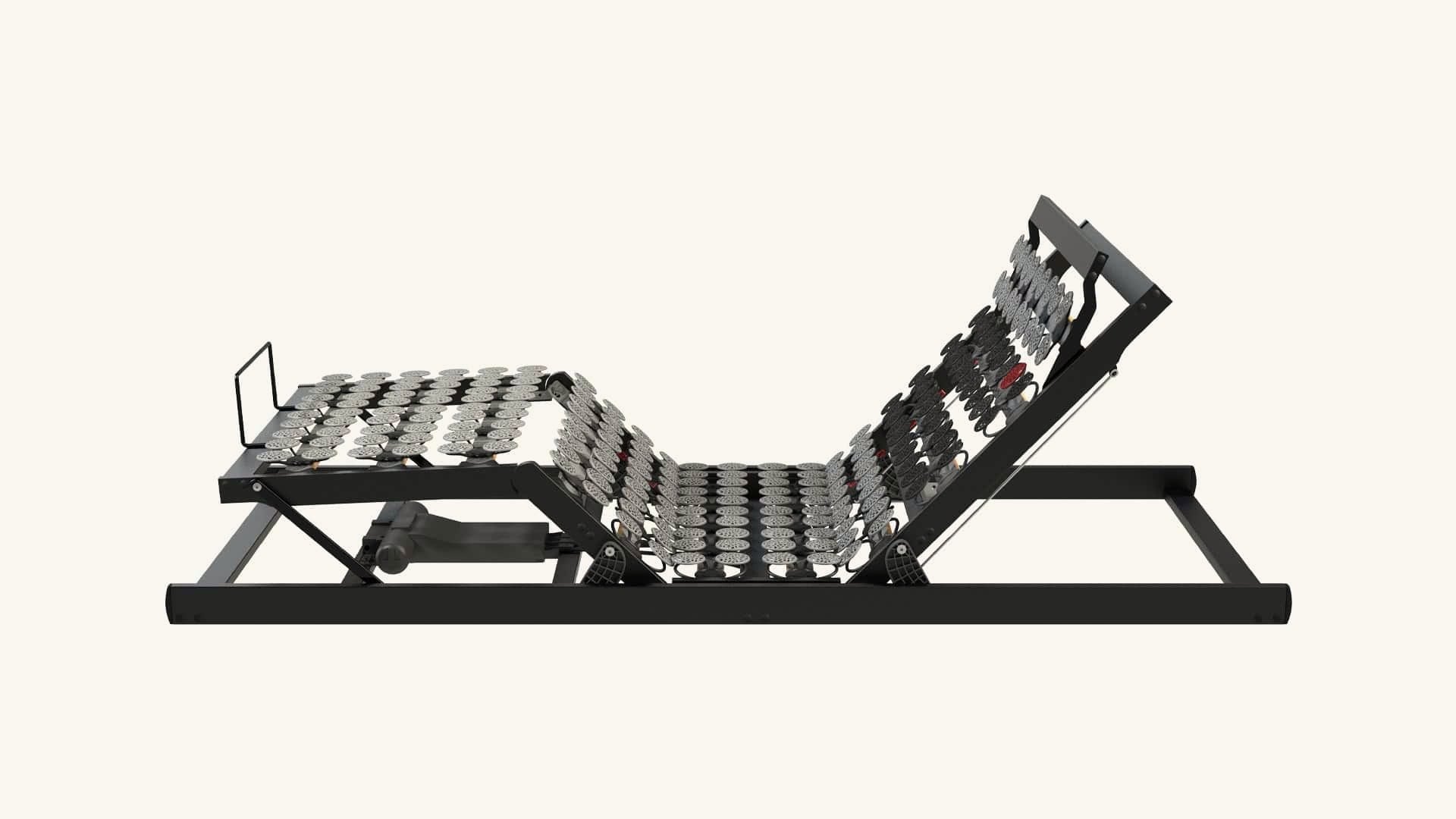 Verstellbare Grosana airflex® SENSITIVE Unterfederung in maximaler Position